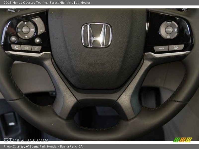 Forest Mist Metallic / Mocha 2018 Honda Odyssey Touring