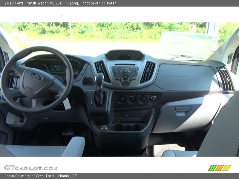 Ingot Silver / Pewter 2017 Ford Transit Wagon XL 350 HR Long