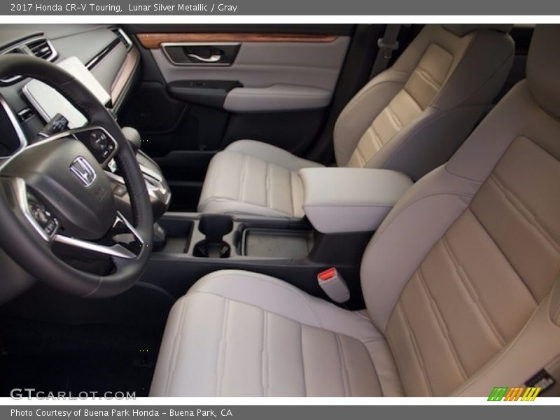 Lunar Silver Metallic / Gray 2017 Honda CR-V Touring