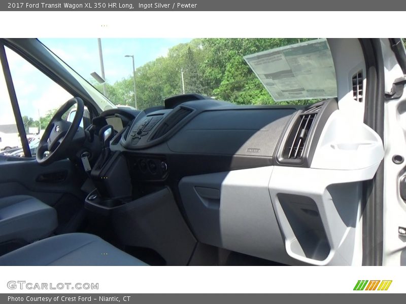 Ingot Silver / Pewter 2017 Ford Transit Wagon XL 350 HR Long