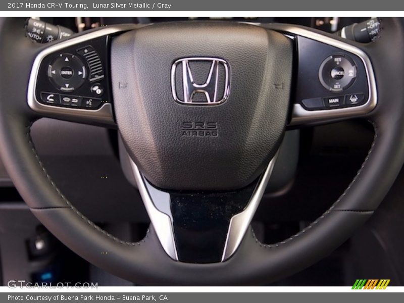 Lunar Silver Metallic / Gray 2017 Honda CR-V Touring