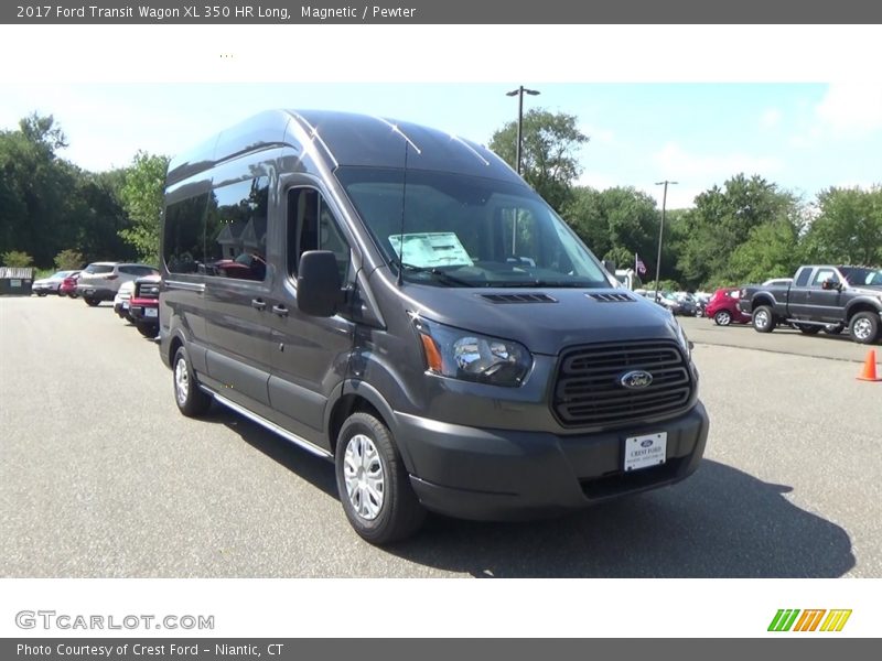 Magnetic / Pewter 2017 Ford Transit Wagon XL 350 HR Long