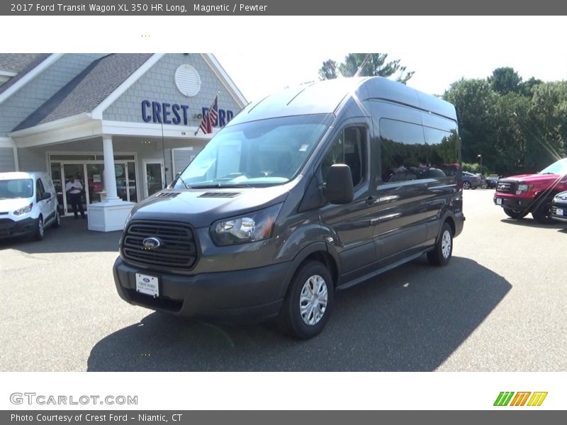 Magnetic / Pewter 2017 Ford Transit Wagon XL 350 HR Long