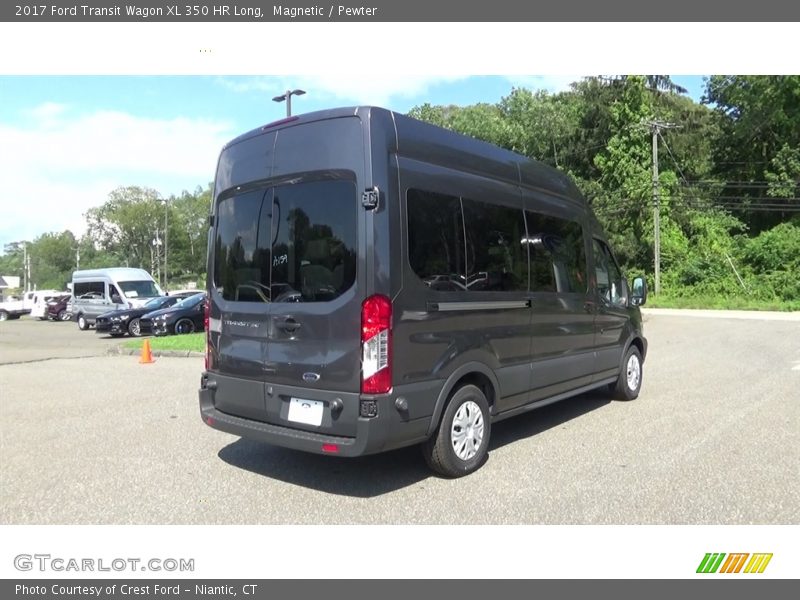 Magnetic / Pewter 2017 Ford Transit Wagon XL 350 HR Long