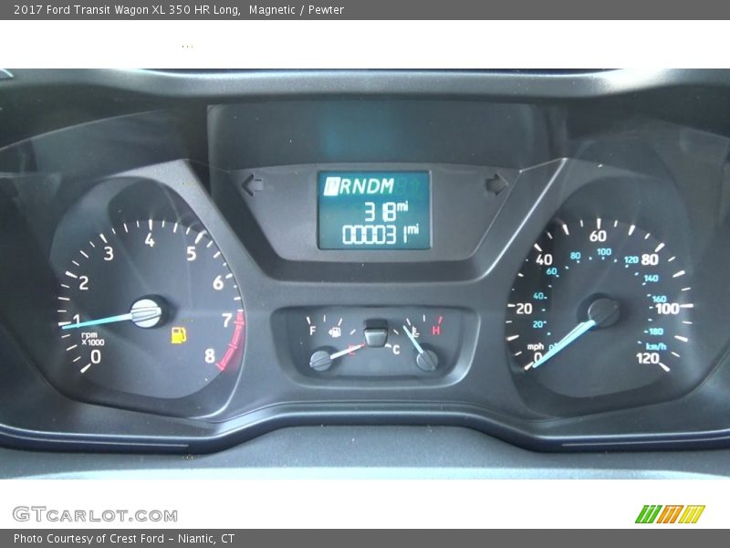Magnetic / Pewter 2017 Ford Transit Wagon XL 350 HR Long