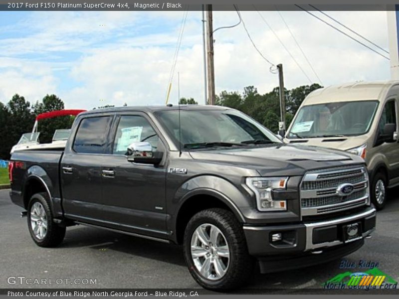 Magnetic / Black 2017 Ford F150 Platinum SuperCrew 4x4