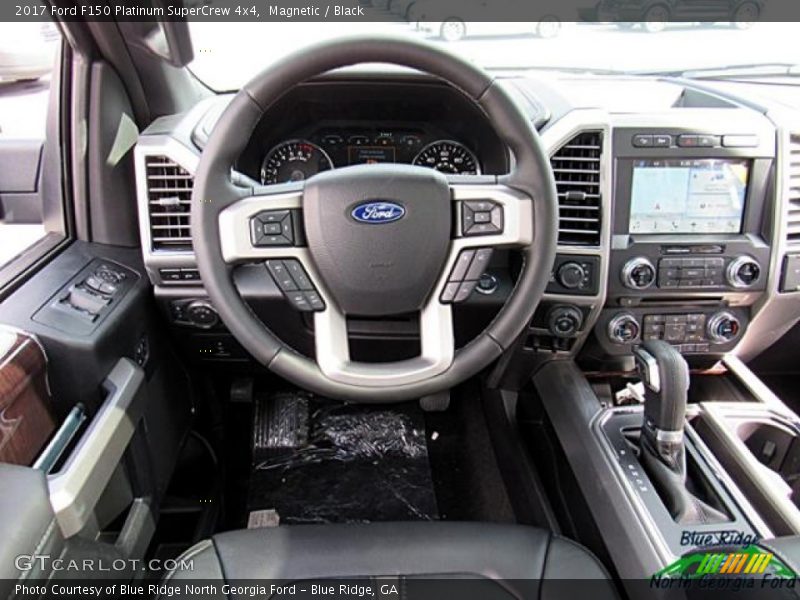 Magnetic / Black 2017 Ford F150 Platinum SuperCrew 4x4