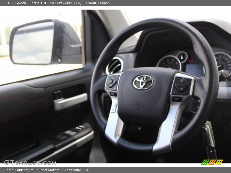 Cement / Black 2017 Toyota Tundra TRD PRO CrewMax 4x4