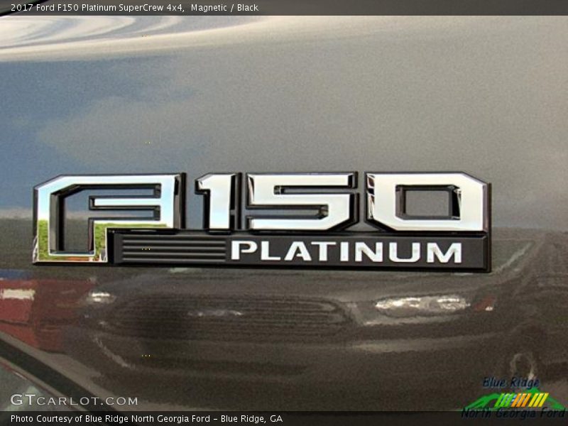 Magnetic / Black 2017 Ford F150 Platinum SuperCrew 4x4