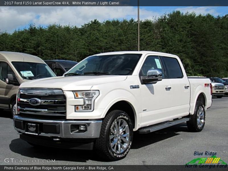 White Platinum / Light Camel 2017 Ford F150 Lariat SuperCrew 4X4