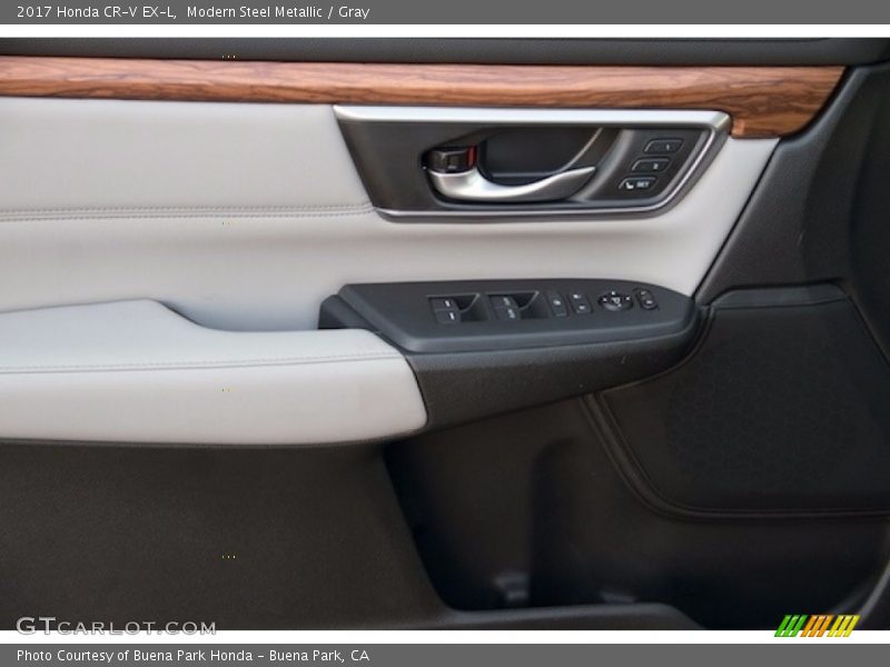 Modern Steel Metallic / Gray 2017 Honda CR-V EX-L