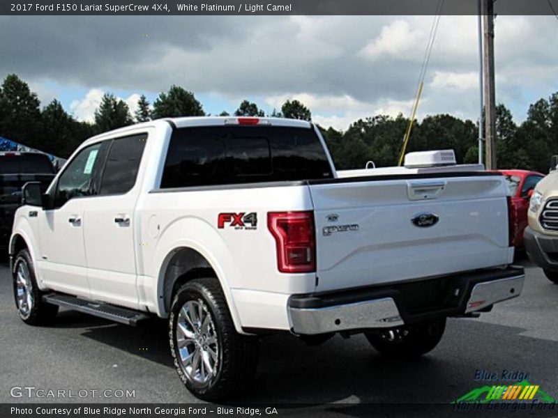 White Platinum / Light Camel 2017 Ford F150 Lariat SuperCrew 4X4