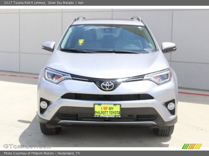Silver Sky Metallic / Ash 2017 Toyota RAV4 Limited