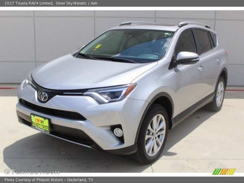Silver Sky Metallic / Ash 2017 Toyota RAV4 Limited