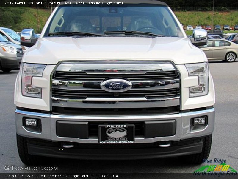 White Platinum / Light Camel 2017 Ford F150 Lariat SuperCrew 4X4