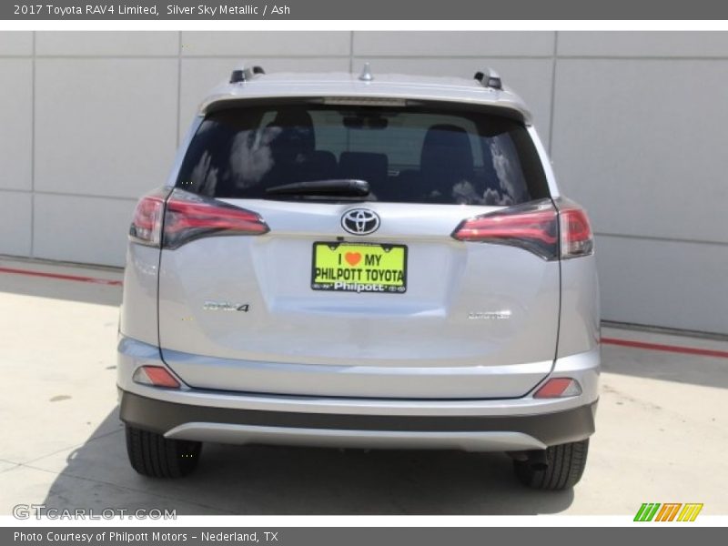Silver Sky Metallic / Ash 2017 Toyota RAV4 Limited