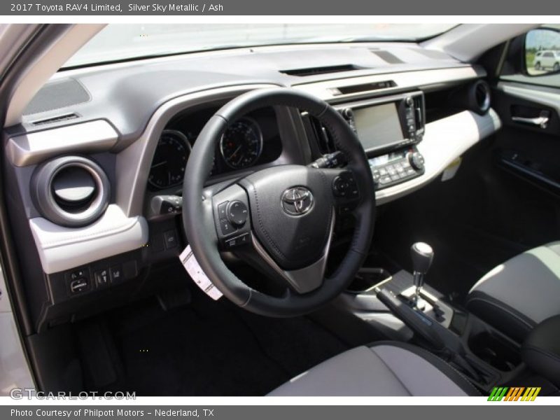 Silver Sky Metallic / Ash 2017 Toyota RAV4 Limited