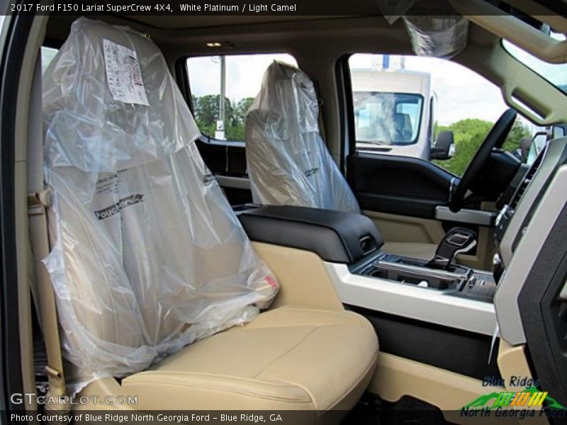 White Platinum / Light Camel 2017 Ford F150 Lariat SuperCrew 4X4