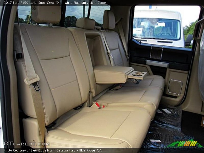 White Platinum / Light Camel 2017 Ford F150 Lariat SuperCrew 4X4