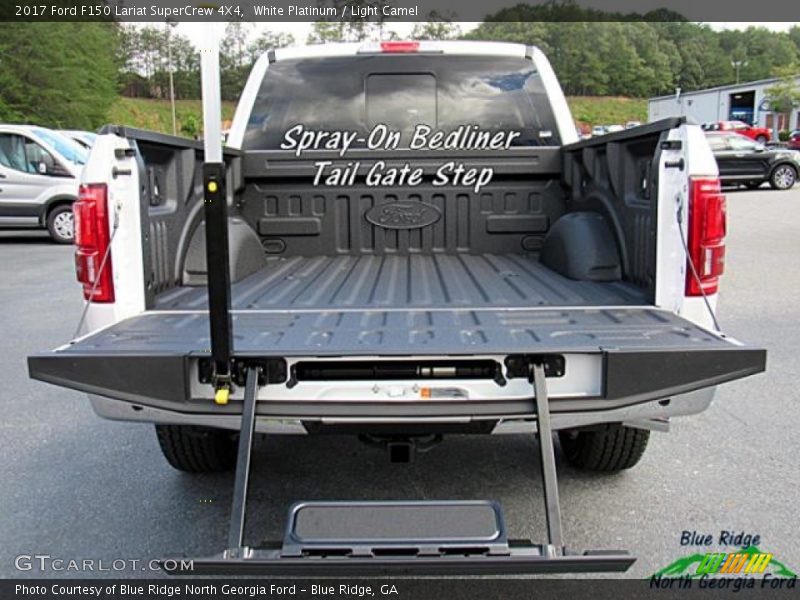 White Platinum / Light Camel 2017 Ford F150 Lariat SuperCrew 4X4