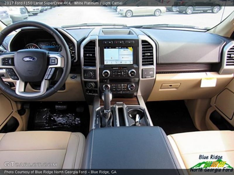 White Platinum / Light Camel 2017 Ford F150 Lariat SuperCrew 4X4