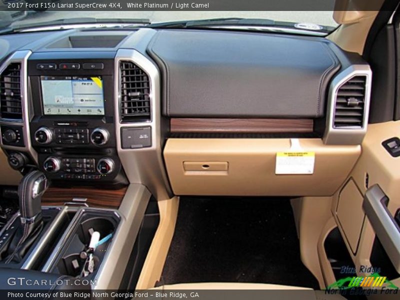 White Platinum / Light Camel 2017 Ford F150 Lariat SuperCrew 4X4