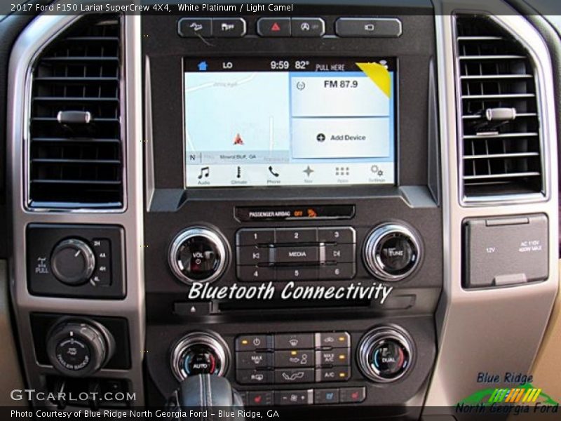 White Platinum / Light Camel 2017 Ford F150 Lariat SuperCrew 4X4