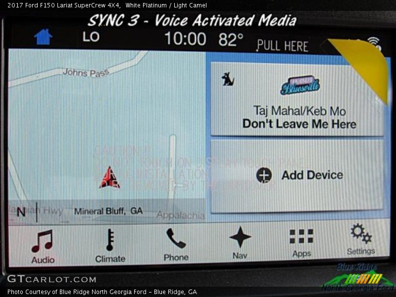 White Platinum / Light Camel 2017 Ford F150 Lariat SuperCrew 4X4