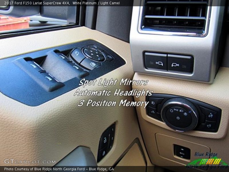 White Platinum / Light Camel 2017 Ford F150 Lariat SuperCrew 4X4
