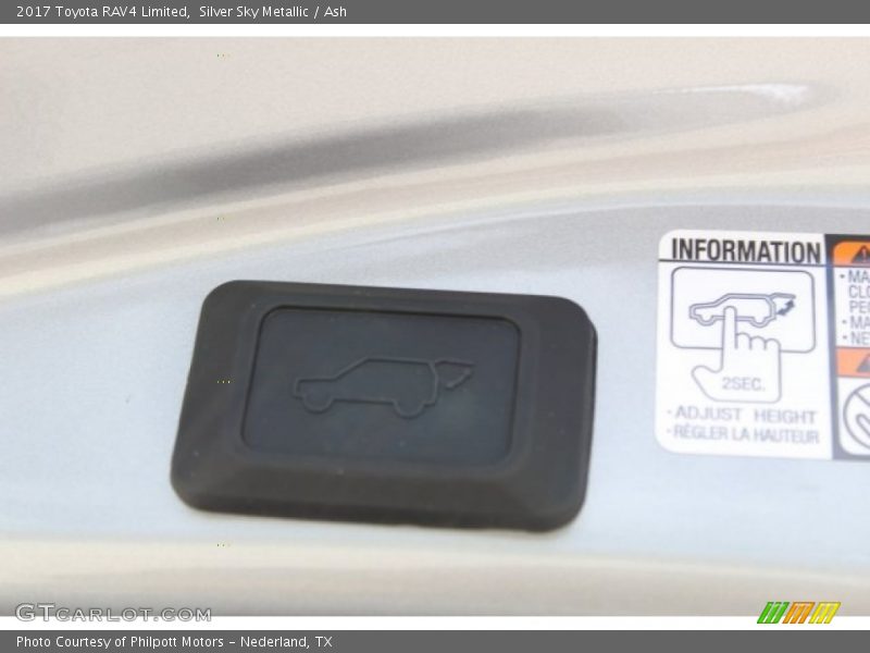 Silver Sky Metallic / Ash 2017 Toyota RAV4 Limited