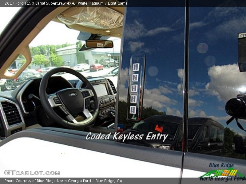 White Platinum / Light Camel 2017 Ford F150 Lariat SuperCrew 4X4