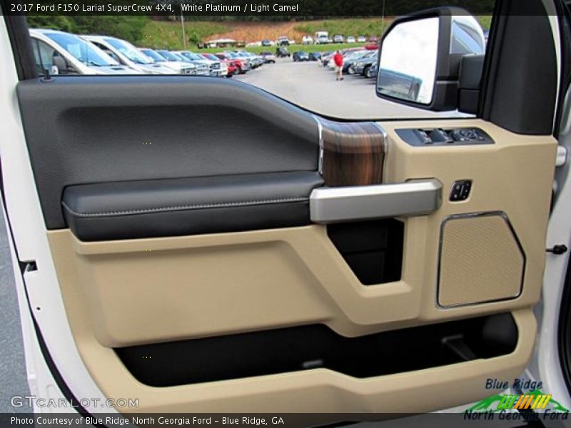 White Platinum / Light Camel 2017 Ford F150 Lariat SuperCrew 4X4