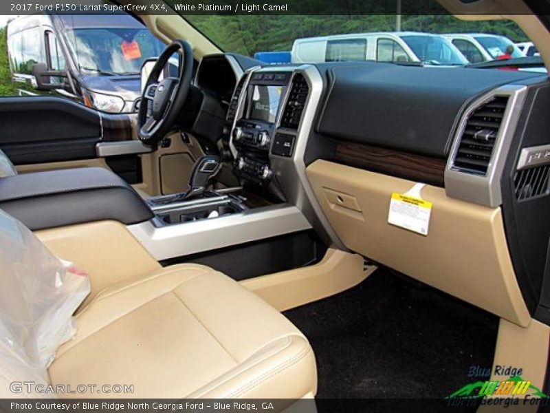 White Platinum / Light Camel 2017 Ford F150 Lariat SuperCrew 4X4