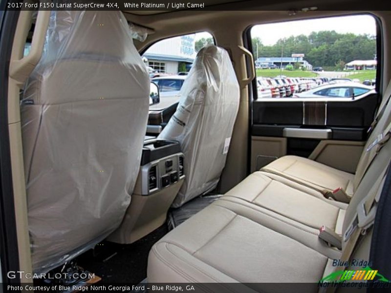 White Platinum / Light Camel 2017 Ford F150 Lariat SuperCrew 4X4