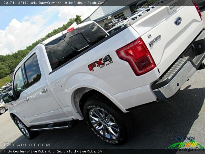 White Platinum / Light Camel 2017 Ford F150 Lariat SuperCrew 4X4