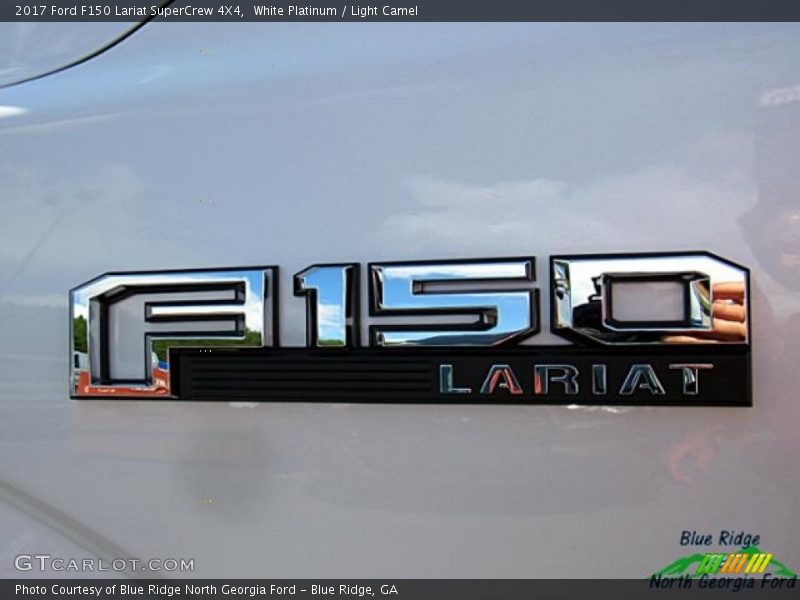 White Platinum / Light Camel 2017 Ford F150 Lariat SuperCrew 4X4