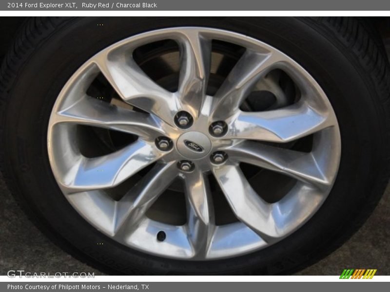 Ruby Red / Charcoal Black 2014 Ford Explorer XLT