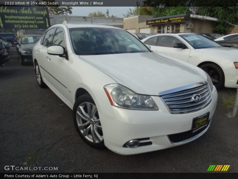 Moonlight White / Wheat 2010 Infiniti M 35x AWD Sedan