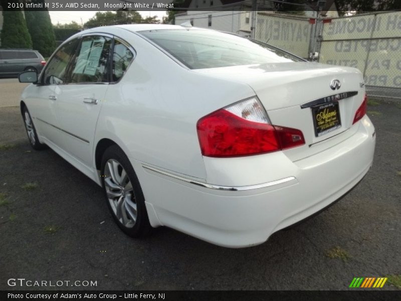 Moonlight White / Wheat 2010 Infiniti M 35x AWD Sedan