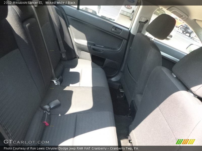 Wicked White / Black 2012 Mitsubishi Lancer ES