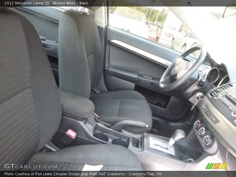 Wicked White / Black 2012 Mitsubishi Lancer ES