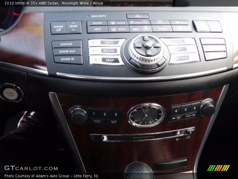 Moonlight White / Wheat 2010 Infiniti M 35x AWD Sedan