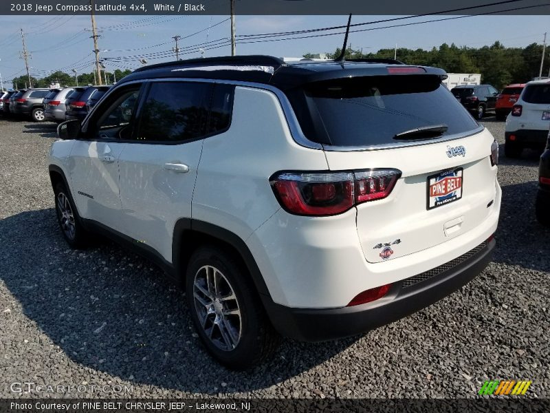 White / Black 2018 Jeep Compass Latitude 4x4