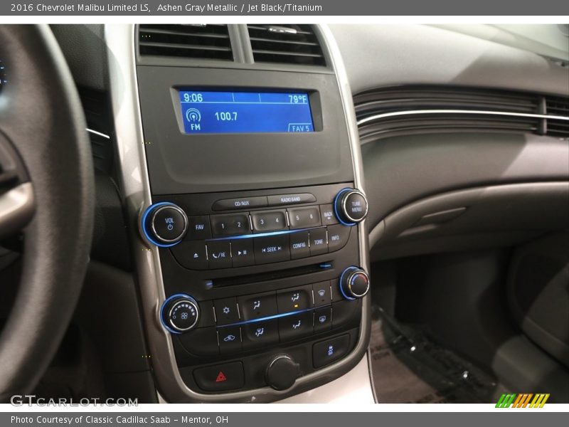 Ashen Gray Metallic / Jet Black/Titanium 2016 Chevrolet Malibu Limited LS