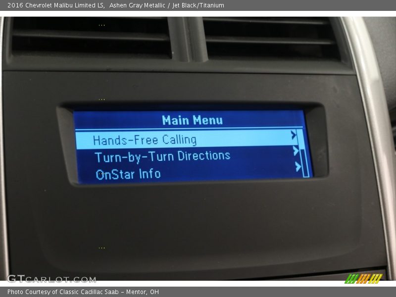Ashen Gray Metallic / Jet Black/Titanium 2016 Chevrolet Malibu Limited LS