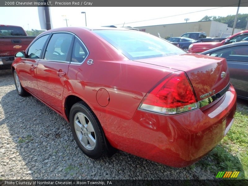 Precision Red / Gray 2008 Chevrolet Impala LT