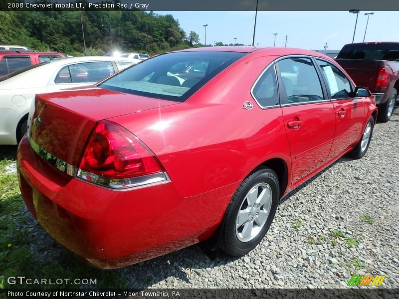 Precision Red / Gray 2008 Chevrolet Impala LT
