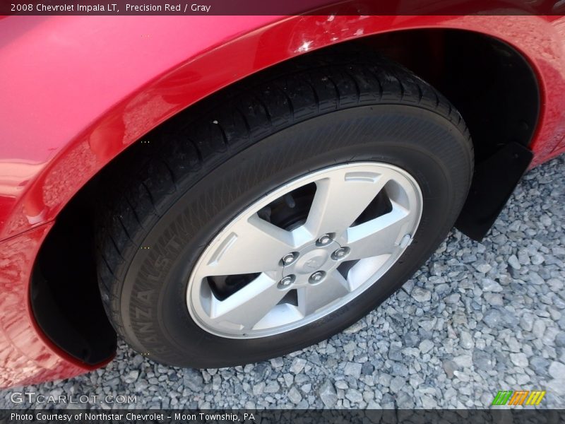 Precision Red / Gray 2008 Chevrolet Impala LT