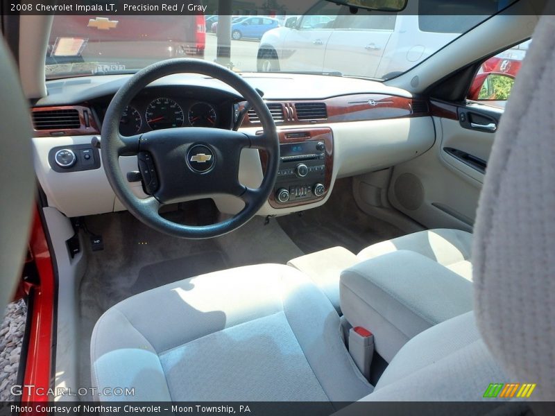 Precision Red / Gray 2008 Chevrolet Impala LT