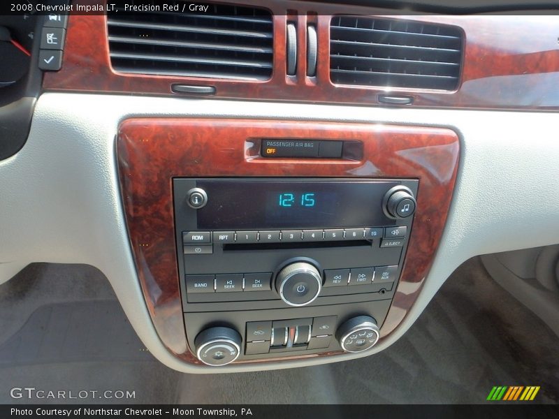 Precision Red / Gray 2008 Chevrolet Impala LT